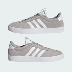 Adidas Gray and White Sneakers